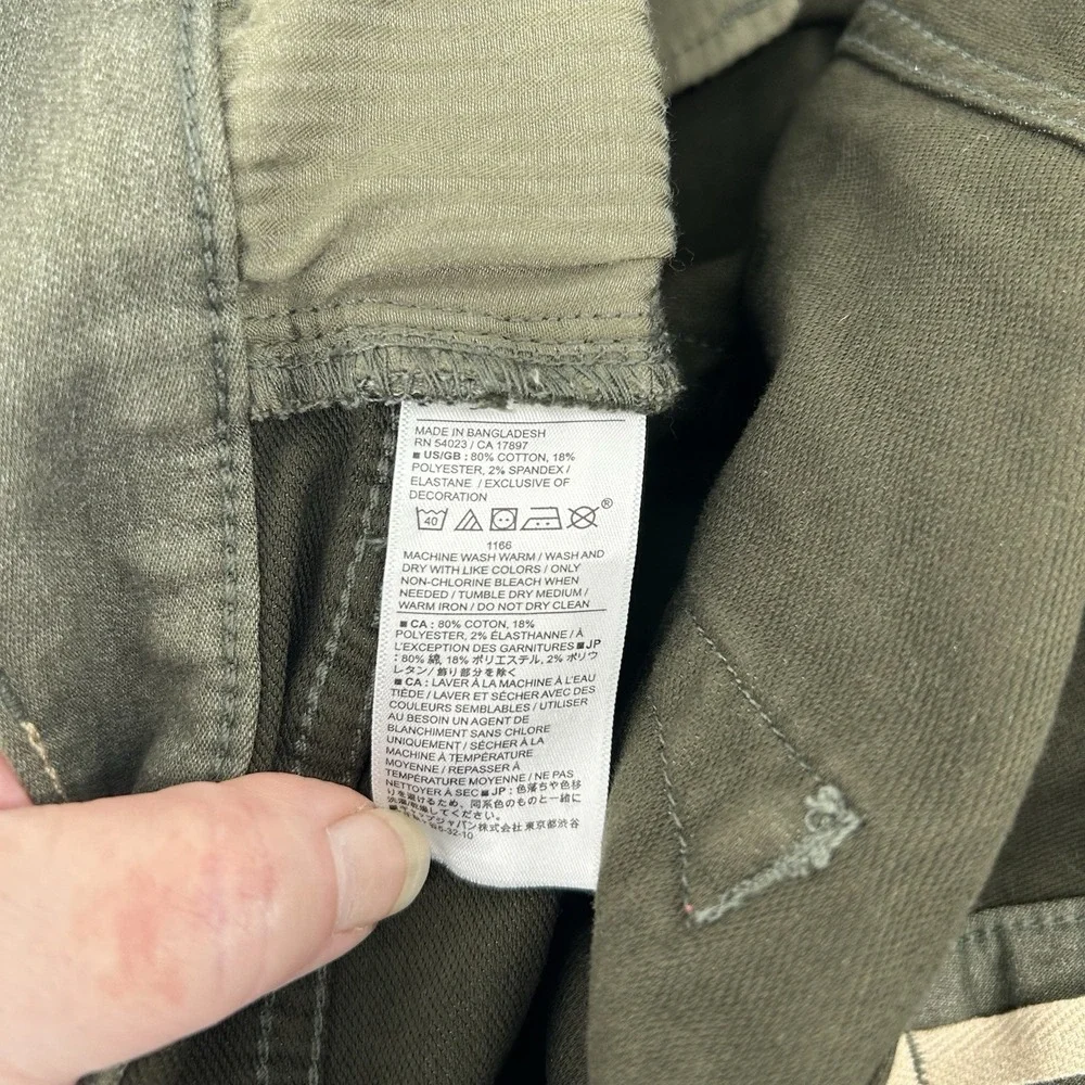 Banana Republic Travel Jeans Mens 40x34 Olive Green Slim Fit Pants NEW